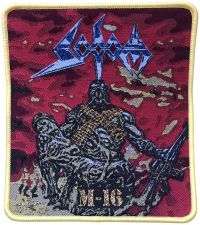 Sodom - Patch M-16 Yellow Border (12,4 X  1 in der Gruppe UNSERE TIPPS / Freitagsveröffentlichungen / Fredag den 30:e augusti 2024 bei Bengans Skivbutik AB (5562698)