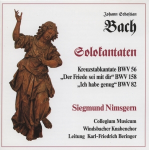 Bach Johann Sebastian - Johann Sebastian Bach - Solo Cantat in der Gruppe CD / Klassiskt bei Bengans Skivbutik AB (5563035)