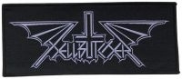 Hellbutcher - Patch Logo Stripe  (7,6 X  18,3 Cm) in der Gruppe UNSERE TIPPS / Freitagsveröffentlichungen / Fredag den 6:e september 2024 bei Bengans Skivbutik AB (5563131)