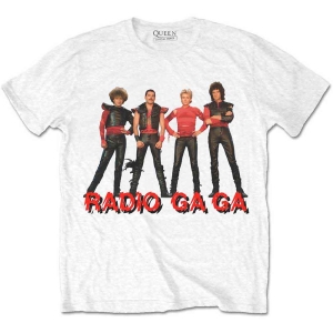 Queen - Radio Ga Ga Uni Wht T-Shirt in der Gruppe MERCHANDISE / T-shirt / Pop-Rock bei Bengans Skivbutik AB (5563418r)