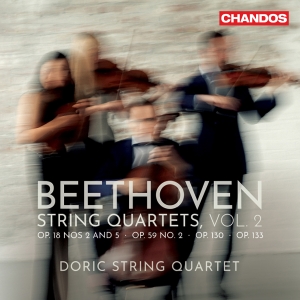 Doric String Quartet - Beethoven: String Quartets, Vol. 2 in der Gruppe UNSERE TIPPS / Freitagsveröffentlichungen / Fredag den 18:e oktober 2024 bei Bengans Skivbutik AB (5565195)