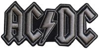 Ac/Dc - Patch Silver Logo (4,7 X 10 Cm) in der Gruppe MERCHANDISE / Merch / Kommande / Hårdrock bei Bengans Skivbutik AB (5565558)