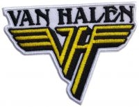 Van Halen - Patch Text & Logo (8,1 X 6,2 Cm) in der Gruppe MERCHANDISE / Merch / Kommande / Hårdrock bei Bengans Skivbutik AB (5565612)