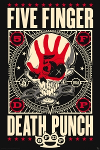 Five Finger Death Punch - Knucklehead Poster in der Gruppe MERCHANDISE / Merch / Hårdrock bei Bengans Skivbutik AB (5566024)