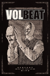 Volbeat - Servant Of The Mind Poster in der Gruppe MERCHANDISE / Merch / Hårdrock bei Bengans Skivbutik AB (5566026)