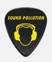 Sound Pollution - Plektrum / Pick Black - Sp Logo in der Gruppe MERCHANDISE / Accessoarer / Hårdrock bei Bengans Skivbutik AB (5567030)