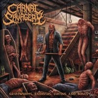 Carnal Savagery - Graveworms, Cadavers, Coffins And B in der Gruppe UNSERE TIPPS / Freitagsveröffentlichungen / Freitag, den 29 November 2024 bei Bengans Skivbutik AB (5570623)