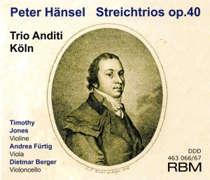 Trio Anditi Köln - Peter Hänsel - String Trios Op. 40 in der Gruppe UNSERE TIPPS / Weihnachtsgeschenktipp CD bei Bengans Skivbutik AB (5570706)