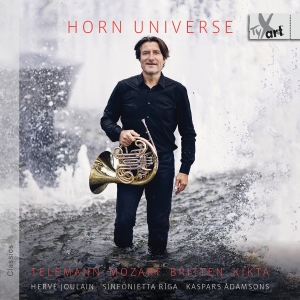 Herve Joulain Sinfonietta Riga Cha - Horn Universe – Works For Horn, Ten in der Gruppe CD / Kommande / Klassiskt bei Bengans Skivbutik AB (5573645)