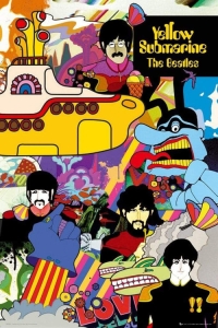 Beatles - Yellow Submarine Poster in der Gruppe MERCHANDISE / Merch / Pop-Rock bei Bengans Skivbutik AB (5573708)