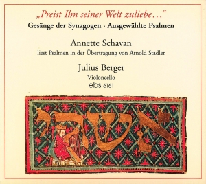  Annette Schavan Julius Berger - A Psalm Selection in der Gruppe UNSERE TIPPS / Weihnachtsgeschenktipp CD bei Bengans Skivbutik AB (5573855)