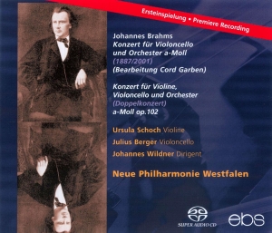 Ursula Schoch Julius Berger Johan - Johannes Brahms: Double Concerto Op in der Gruppe MUSIK / SACD / Klassiskt bei Bengans Skivbutik AB (5573925)