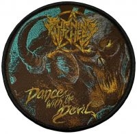 Burning Witches - Patch Dance With The Devil (9,7 Cm) in der Gruppe MERCHANDISE / Accessoarer / Nyheter / Hårdrock bei Bengans Skivbutik AB (5574611)