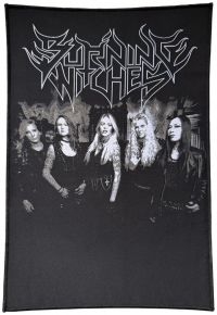 Burning Witches - Backpatch Standing Band (29,5 X 20, in der Gruppe MERCHANDISE / Accessoarer / Nyheter / Hårdrock bei Bengans Skivbutik AB (5574613)