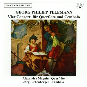 Telemann G P - Concertos For Flute & Harpsichord in der Gruppe CD / Klassiskt bei Bengans Skivbutik AB (5574986)