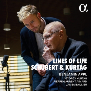 Benjamin Appl - Schubert & Kurtag: Lines Of Life in der Gruppe CD / Kommande / Klassiskt bei Bengans Skivbutik AB (5575292)