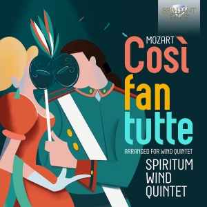 W A Mozart - Cosi Fan Tutte, Arranged For Wind Q in der Gruppe CD / Kommande / Klassiskt bei Bengans Skivbutik AB (5575321)