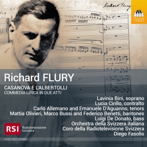 Richard Flury - Casanova E L'albertolli, Comedia Li in der Gruppe CD / Kommande / Klassiskt bei Bengans Skivbutik AB (5575458)