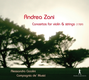 Andrea Zani - Concertos For Violin & Strings (172 in der Gruppe CD bei Bengans Skivbutik AB (5575785)