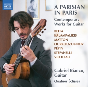 Gabriel Bianco Quatuor Eclisses - A Parisian In Paris - Contemporary in der Gruppe CD / Kommande / Klassiskt bei Bengans Skivbutik AB (5576753)