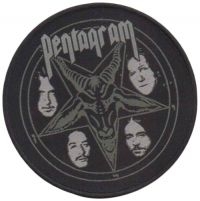 Pentagram - Patch Baphomet (10 Cm) in der Gruppe MERCHANDISE / Accessoarer / Hårdrock bei Bengans Skivbutik AB (5577349)