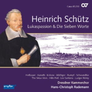 Schütz - St Luke Passion Swv 480/Seven Last in der Gruppe CD / Klassiskt bei Bengans Skivbutik AB (5577559)