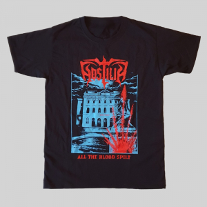 Hostilia - All The Blood Spilt T-Shirt in der Gruppe MERCHANDISE / T-shirt / Hårdrock bei Bengans Skivbutik AB (5579918r)