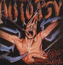 Autopsy - Split Seams/Vikt Hörn Severed Survival (Vinyl) in der Gruppe -Start Split bei Bengans Skivbutik AB (5588324)