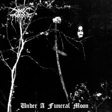 Darkthrone - Split Seams/Vikt Hörn Under A Funeral Moon (Marbled Vinyl) in der Gruppe -Start Split bei Bengans Skivbutik AB (5588342)