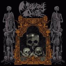 Mortuary Drape - Split Seams/Vikt Hörn Black Mirror (Grey Vinyl) in der Gruppe -Start Split bei Bengans Skivbutik AB (5588367)