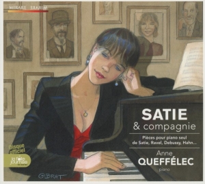 Queffelec - Satie & Compagnie in der Gruppe CD / Klassiskt,Övrigt bei Bengans Skivbutik AB (568723)