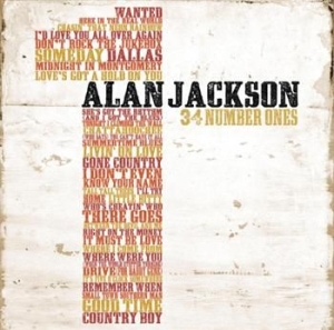 Jackson Alan - 34 Number Ones in der Gruppe CD / CD Country bei Bengans Skivbutik AB (630758)