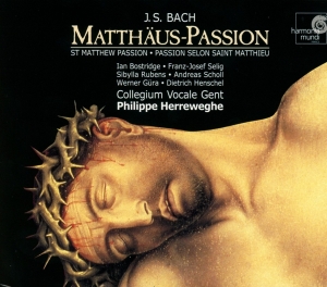 Collegium Vocale Gent / Philippe Herreweghe - Bach: Matthaus-Passion Bwv244 in der Gruppe CD / Klassiskt,Övrigt bei Bengans Skivbutik AB (649549)