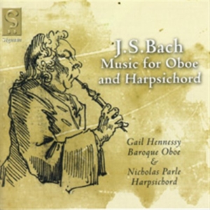 Bach J S - Music For Oboe & Harpsichord in der Gruppe Externt_Lager / Naxoslager bei Bengans Skivbutik AB (692969)