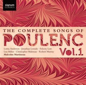 Poulenc Francis - Poulenc Songs, Vol.1 in der Gruppe Externt_Lager / Naxoslager bei Bengans Skivbutik AB (693430)