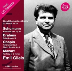 Schumann / Brahms - Piano Works