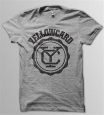 Yellowcard - T/S Black Logo Grey (Ym)