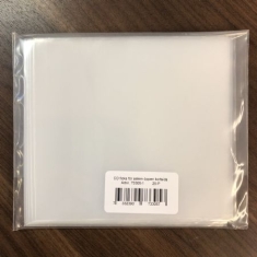 CD-Kunststoffhülle - Schutzhülle 25-Pack 0,15Mm 140X155