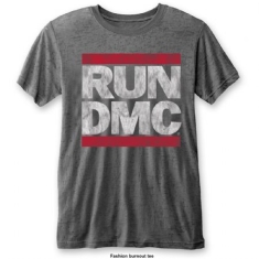 Run Dmc - Vtge Logo Bo Char T-Shirt