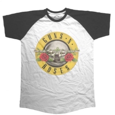 Guns N' Roses - GUNS N' ROSES UNISEX RAGLAN TEE: CIRCLE LOGO