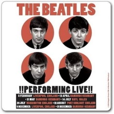 The Beatles - Performing Live Individual Cork Coaster