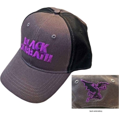 Black Sabbath - Wavy Logo Char/Bl Baseball C