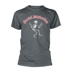 Social Distortion - T/S Grey Skelly Logo (L)