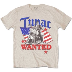 Tupac - Unisex T-Shirt: Most Wanted (X-Large)