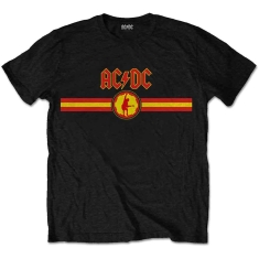 Ac/Dc - Logo & Stripe Uni Bl