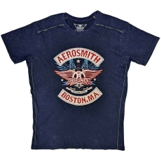 Aerosmith - Boston Pride Snow Wash Uni Navy