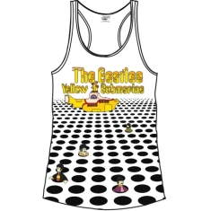 The Beatles - Sea Of Holes & Logo Lady Wht Vest: