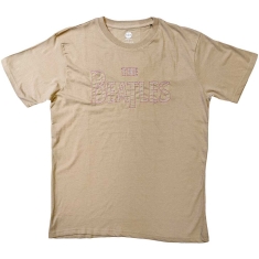 The Beatles - Drop T Embroidered Uni Sand