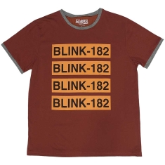 Blink-182 - Logo Repeat Ringer Uni Red