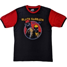 Black Sabbath - Never Say Die Uni Bl/Orange Raglan: